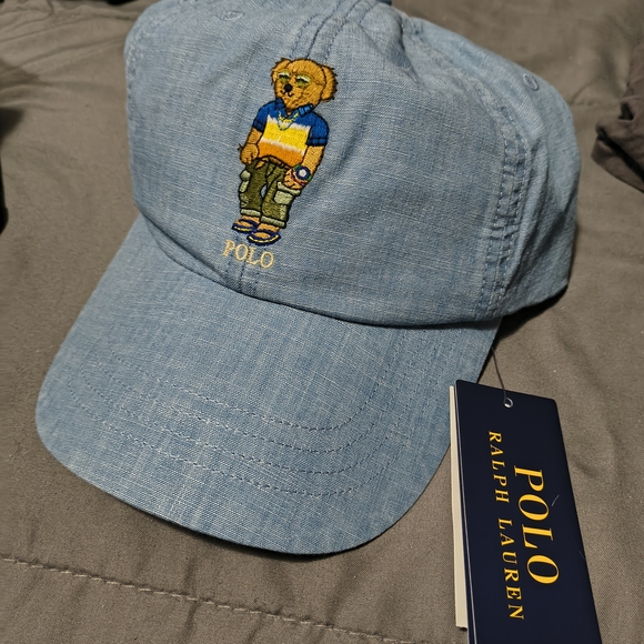 Ralph Lauren Other - Ralph Lauren Light Blue Cap with Bear Design